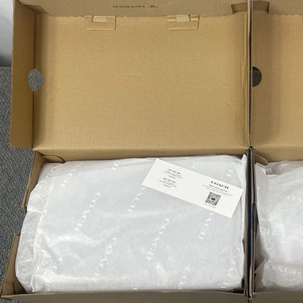 COACH CAP49 Women's Loafer Espadrille Chalk White EU 39.5 US 9 Brand New In Box - Picture 10 of 12